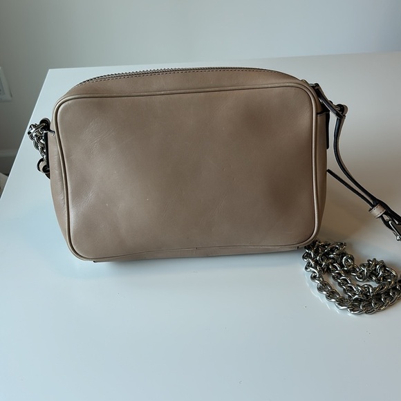 Coach | Light Khaki Leather Flight Bag #F25362 - Picture 8 of 11
